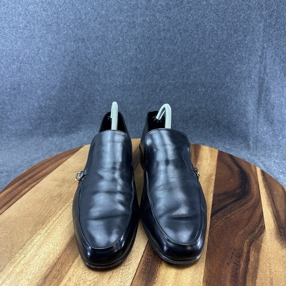 BALLY Switzerland Continentals Prezzo Black Leather Loafers Men\'s Size 8.5C main image 12